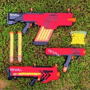 Nerf Rival Mxvi-4000 Xv-700 Mxv-1200 Foam Gun Blasters Weapons Kids Pistol Rifle
